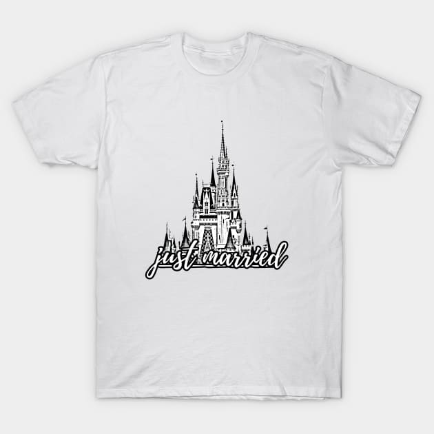 Just Married Magic Castle T-Shirt by FandomTrading